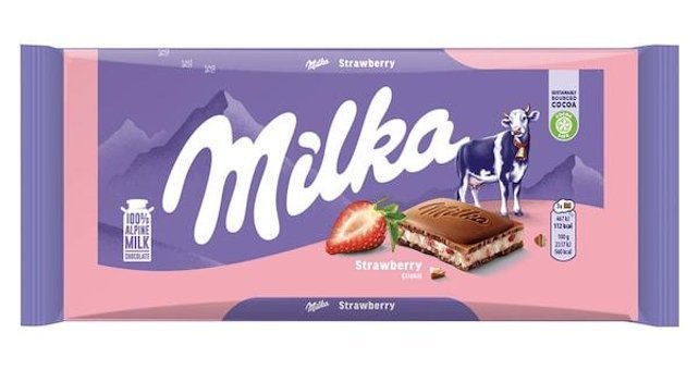 Milka Çilekli Çikolata 100 gr