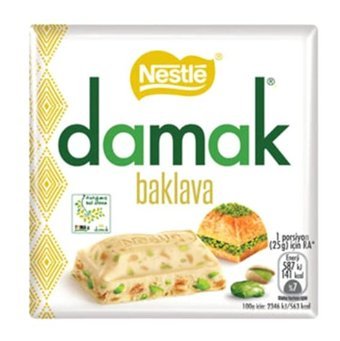 Nestle Damak Baklava Baklavalı Çikolata 60 gr 6 Adet