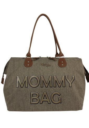 Stylo Mommy Bag Kırçıllı Bebek El Çantası Kahve