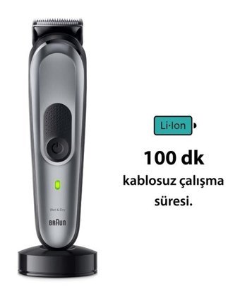 Braun MGK-7420 Islak Kablosuz Tıraş Makinesi