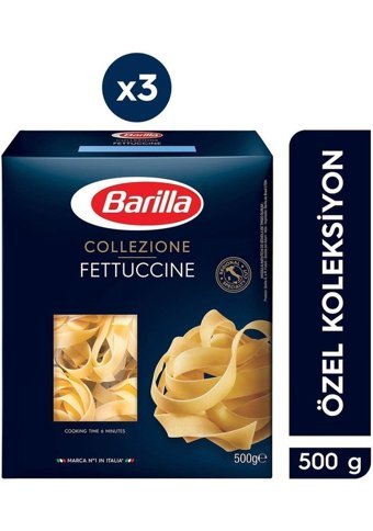 Barilla Fettuccine Makarna 3x500 gr