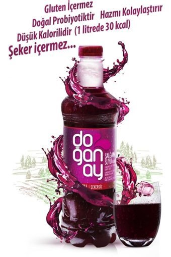 Doğanay Şekersiz Glutensiz Acılı Şalgam 6x1 lt