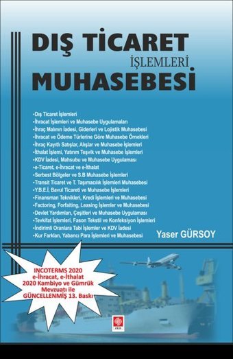 Dış Ticaret Muhasebesi Ekin Basım Yayın