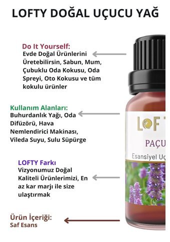 Lofty Paçuli Oda Kokusu 10 ml