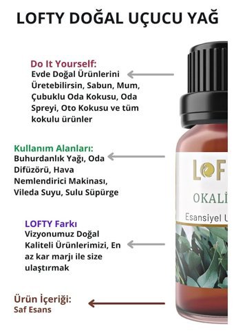 Lofty Okaliptus Oda Kokusu 30 ml