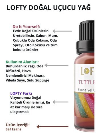 Lofty Tutti Frutti Oda Kokusu 10 ml