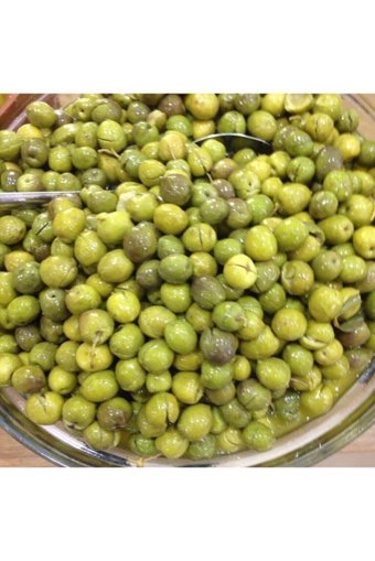 Hatay Yöresel Kırma Yeşil Zeytin Pet Kavanoz 5 kg