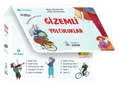 Gizemli Yolculuklar Seti - 10 Kitap Takım Asude Gündüzhev Üçgen Çocuk