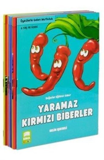 Öykülerle Gelen Mutluluk Serisi Seti - 6 Yaş ve Üzeri Değerler Eğitimi - 10 Kitap Takım Selin Işıkseli Ema Çocuk