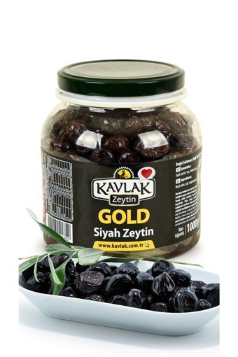 Kavlak Gemlik Siyah Zeytin Pet Kavanoz 1 kg