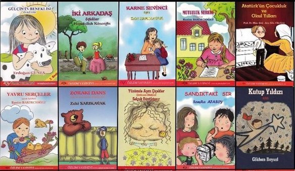 Dokuz Yaş Öykü Seti - 10 Kitap Takım Kolektif Özlem Yayınevi