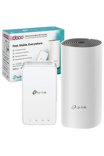 Tp-Link Deco E3 Kablosuz 2.4 GHz-5 GHz Wifi Dual Band Access Point Router 2 Antenli 867 Mbps Menzil Genişletici