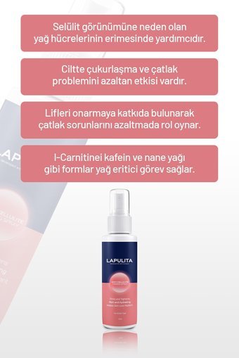 Lapulita Sıkılaştırıcı Selülit Spreyi 100 ml