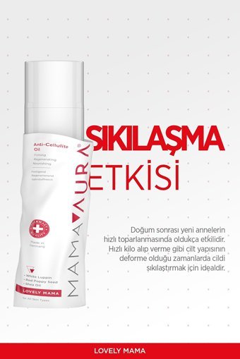 Mamaaura Sıkılaştırıcı Selülit Yağı 150 ml