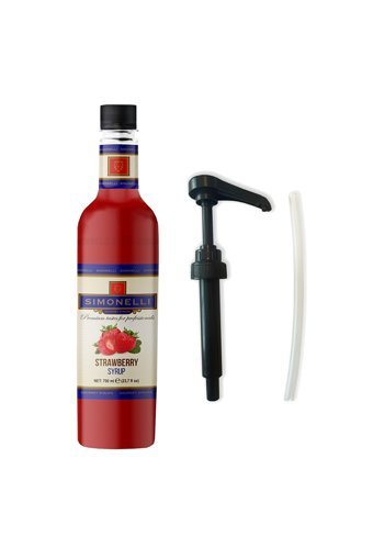 Simonelli Çilek Aromalı Kahve Şurubu 700 ml