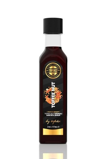 By Tüfekçi Toffe Nut Vanilya Hazel Nut Chocolate Caramel Irısh Cream Beyaz Çikolata Aromalı Kahve Şurubu 7x60 ml