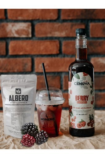 Cenova Berry Hibiscus Aromalı Kahve Şurubu 1 lt