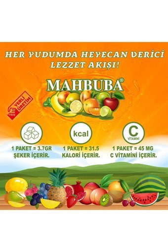 Mahbuba Muz Aromalı İçecek Tozu 11.2 gr 24'lü