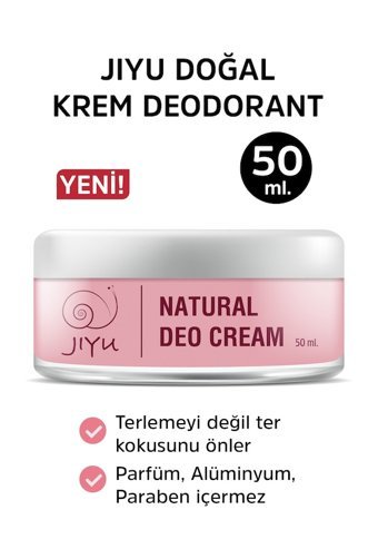 Jiyu Ter Önleyici Krem Unisex Deodorant 50 ml