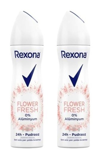 Rexona Musk Flower Fresh Sprey Kadın Deodorant 2x150 ml