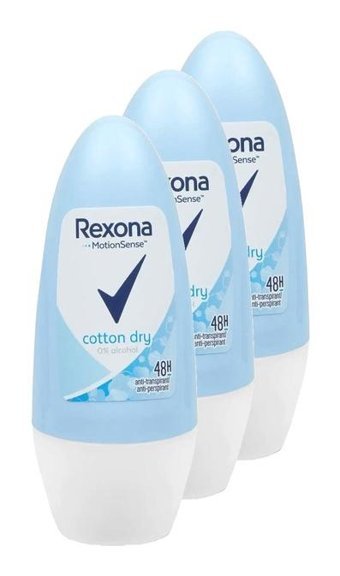 Rexona Antipespirant Roll-On Kadın Deodorant 3x50 ml