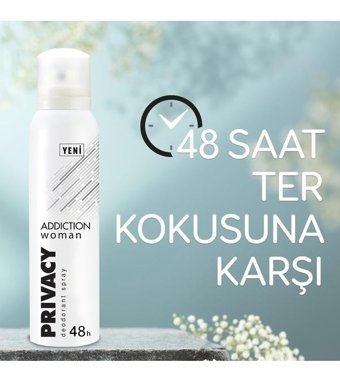 Privacy Addiction Sprey Kadın Deodorant 6x150 ml