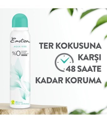 Emotion Aqua Kiss Sprey Kadın Deodorant 6x200 ml