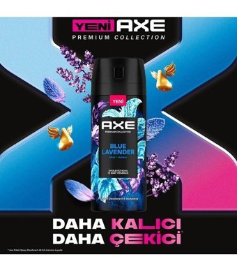 Axe Blue Lavender Sprey Erkek Deodorant 2x150 ml