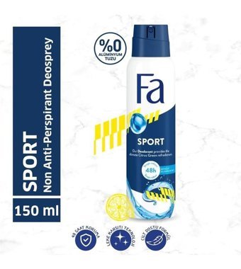 Fa Sport Sprey Unisex Deodorant 3x50 ml