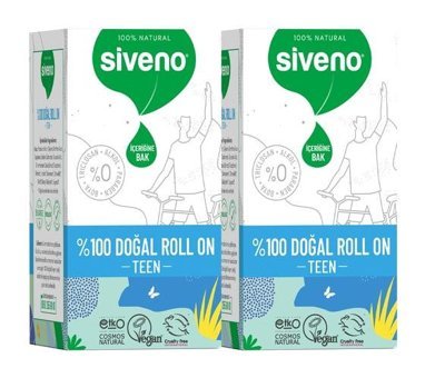 Siveno Teen Ter Önleyici Roll-On Erkek Deodorant 2x50 ml