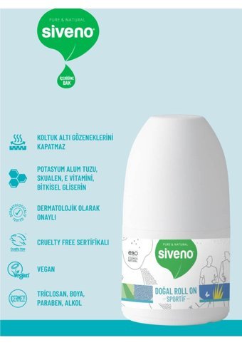 Siveno Roll-On Unisex Deodorant 100 ml