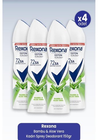 Rexona Kadın Deodorant 4x150 ml