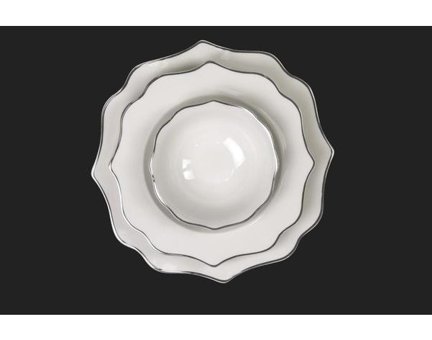 Royal Canterbury Rl01-1 60 Parça 12 Kişilik Bone China Porselen Yuvarlak Yemek Takımı