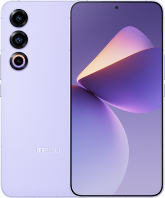 Meizu 21 Note 256 GB Hafıza 8 GB Ram 6.55 inç 200 MP Çift Hatlı AMOLED Ekran Android Akıllı Cep Telefonu Mor