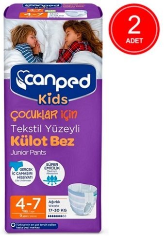 Canped Kids 4+ Numara Külot Bebek Bezi 2x9'lu