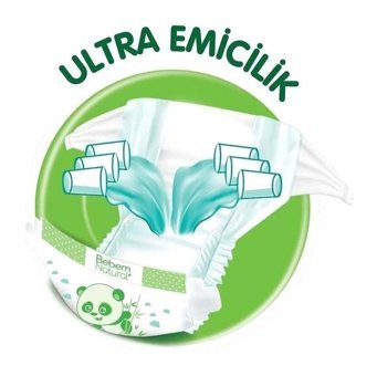 Bebem Natural 6 Numara Bantlı Bebek Bezi 4x64'lü