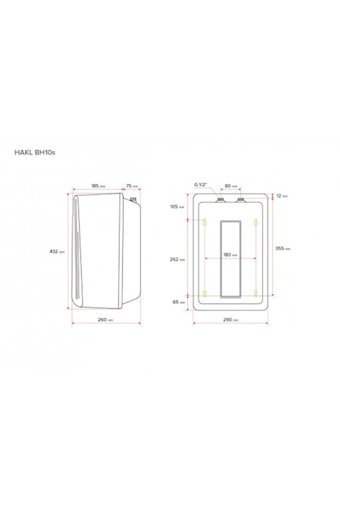 Power Hakl BH-10S 1500 W A Enerji Sınıfı 10 lt Manuel Dikey Tezgah Altı Elektrikli Termosifon