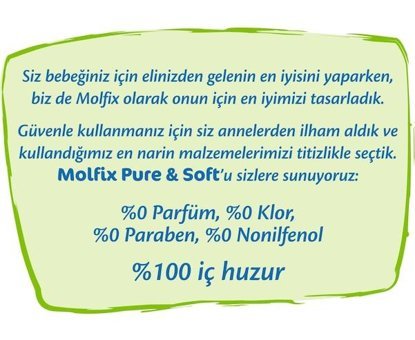 Molfix Pure Soft 5 Numara Bantlı Bebek Bezi 198'li