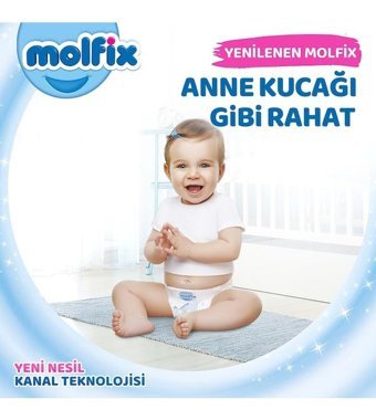 Molfix 3 Numara Bantlı Bebek Bezi 120'li