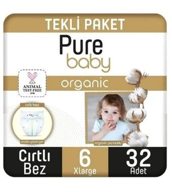 Sleepy Organik 1 Numara Organik Bantlı Bebek Bezi 32'li