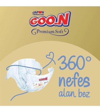 Goon Premium Soft 1 Numara Bantlı Bebek Bezi 150'li