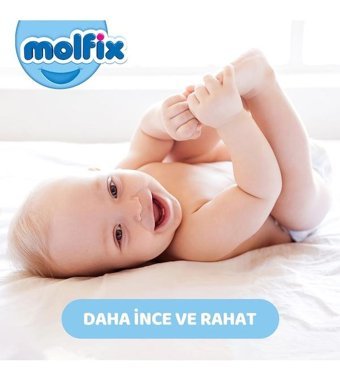 Molfix 2 Numara Bantlı Bebek Bezi 180'li