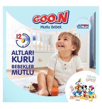 Goon Mutlu Bebek 3 Numara Bantlı Bebek Bezi 4x36'lı