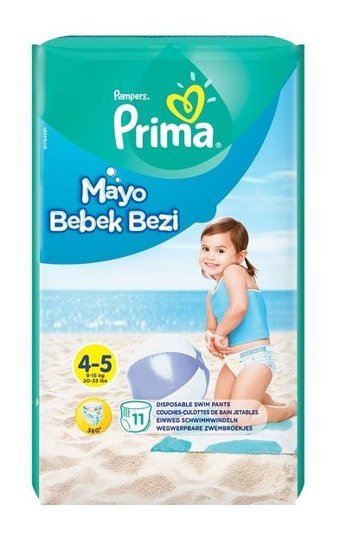 Prima Pampers 4 - 5 Numara Mayo Bebek Bezi 11'li