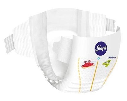 Sleepy Extra 4 Numara Bantlı Bebek Bezi 6x96'lı