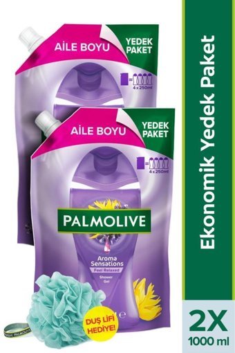 Palmolive Aroma Sensations Feel Relaxed Lavanta Yağı Nemlendirici Vegan Duş Jeli 2 x 1 lt