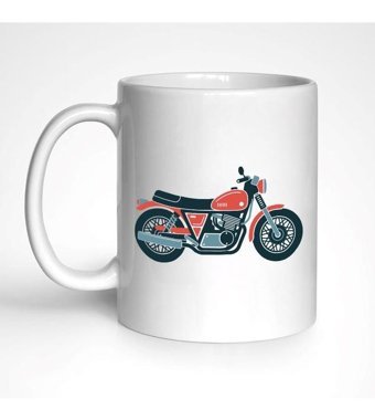 İkitekermarket Cafe Motosiklet Temalı Kupa Bardak Mug