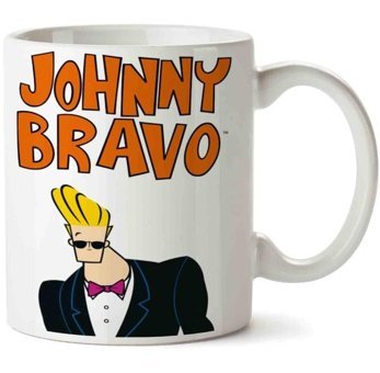 Art Hediye Johnny Bravo İki Tarafı Baskılı Kupa Bardak