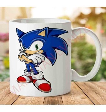 Art Hediye 1-1689 Sonic İki Tarafı Baskılı Kupa Bardak