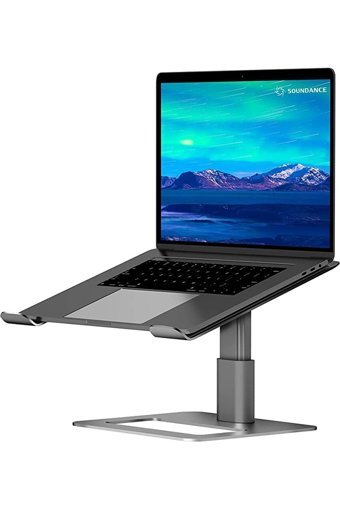 Soundance Metal Dikey Ayarlanabilir Taşınabilir Ayaklı Hareketli Laptop Standı